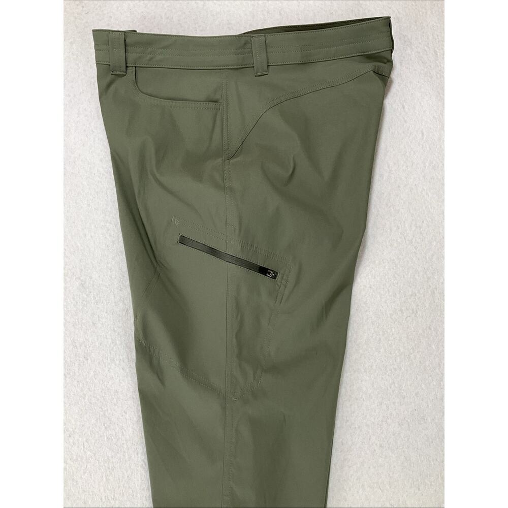 Eddie Bauer Guide Pro Pants Womens 12 Olive Green Hiking Stretch Cargo Excellent - Picture 8 of 14